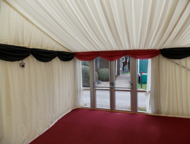 Marquee Interiors, Linings and Drapes